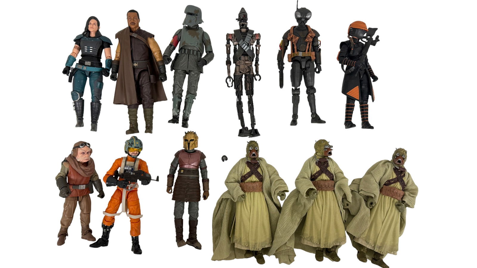 Star Wars Mandalorian & Bounty Hunter Figure Lot (1 of 7)