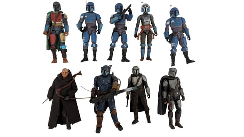 Star Wars Mandalorian Warrior Figure Lot