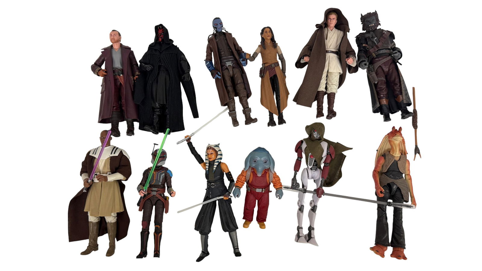 Star Wars Jedi & Bounty Hunter Figure Lot (1 of 5)