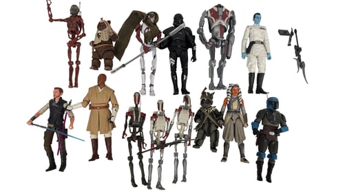Star Wars Jedi & Droid Figure Lot