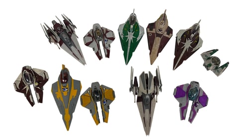 Star Wars Jedi Starfighter Vehicle Lot