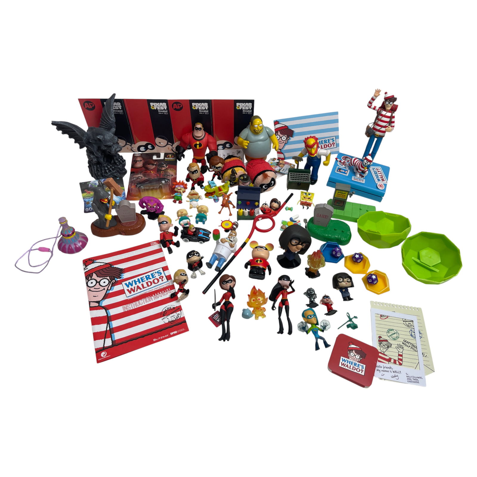 Lot of Where Waldo and Incredibles Toys Action Figure (1 of 8)
