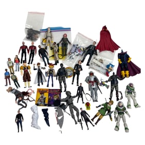 Lot of Assorted Action Figures and Collectibles