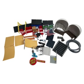 Lot of Mini Skateboard and BMX Accessories