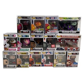 Funko Pop Mixed Heroes & Villains Lot
