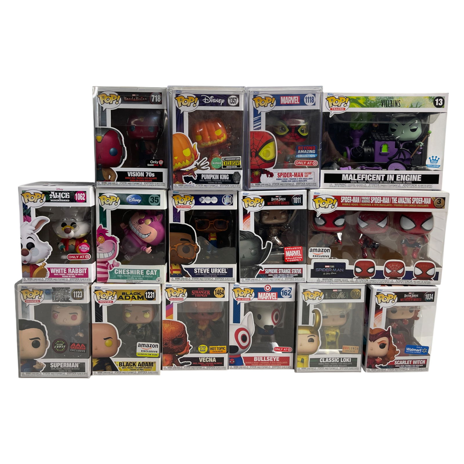 Funko Pop Mixed Heroes & Villains Lot (1 of 3)