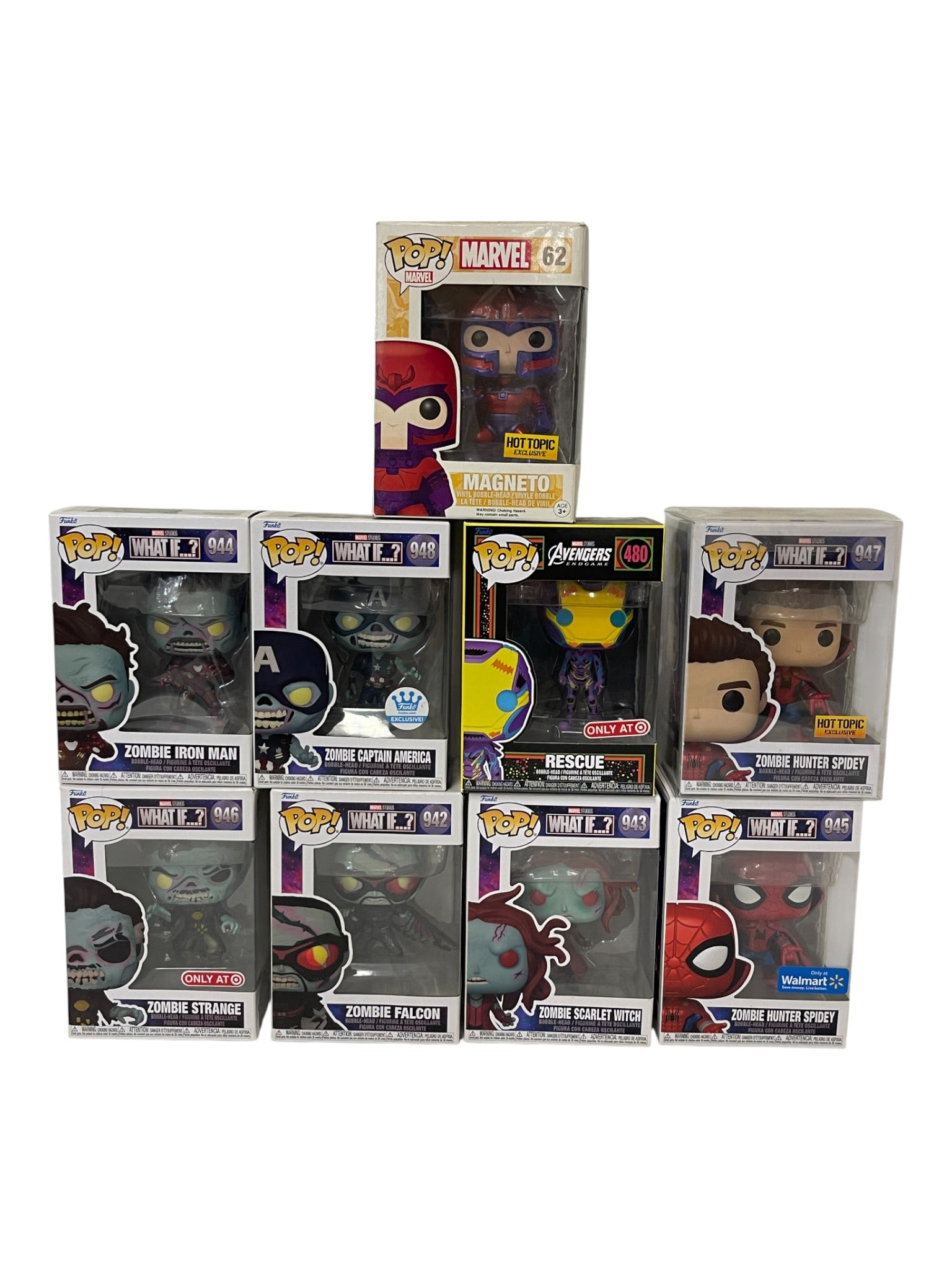 Marvel What If? Zombie Funko Pop Lot (1 of 4)