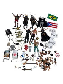 Wrestling Figures with Accessories Lot