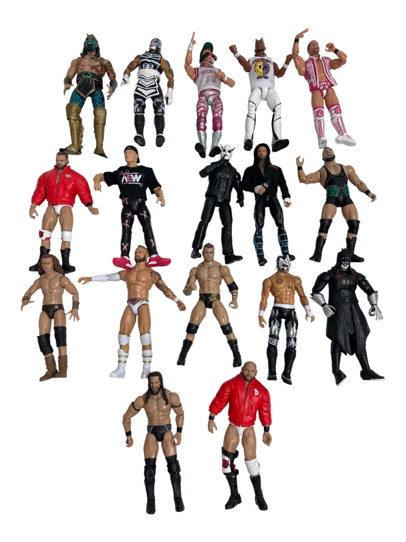 Wrestling Figures Mixed Lot (1 of 4)