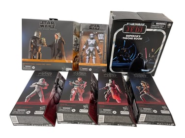 Star Wars Black Series and Throne Room Lot