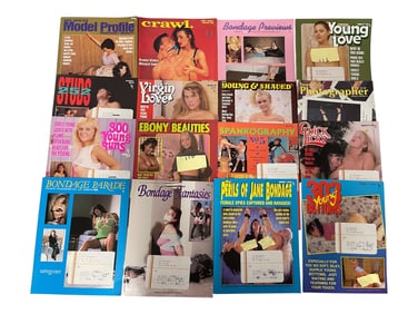Vintage Nude Adult Model Magazines