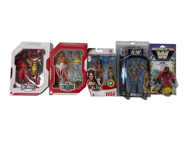 WWE & AEW Wrestling Figures Lot