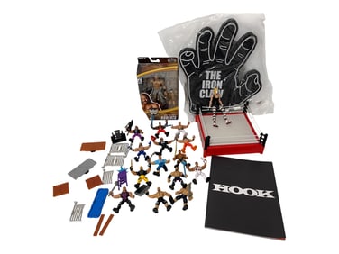 WWE Wrestling Mini Figures & Accessories Lot