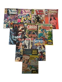 Marvel & DC Comic Lot - X-Men, Conan, Batman