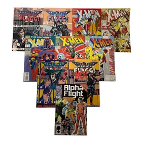 Marvel & Independent Comics Lot - American Flagg, X-Men, Alpha Flight