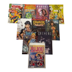 Wolverine, Kabuki, Strangers in Paradise & Aliens Comics