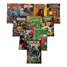 Cyber Force, Ghost Rider, X-Men, Moon Knight & Scooby-Doo Comics