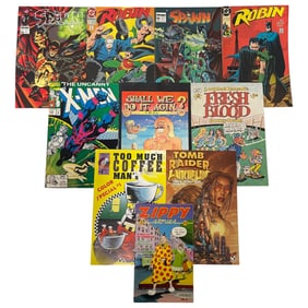 Spawn, Robin & X-Men Comic Lot