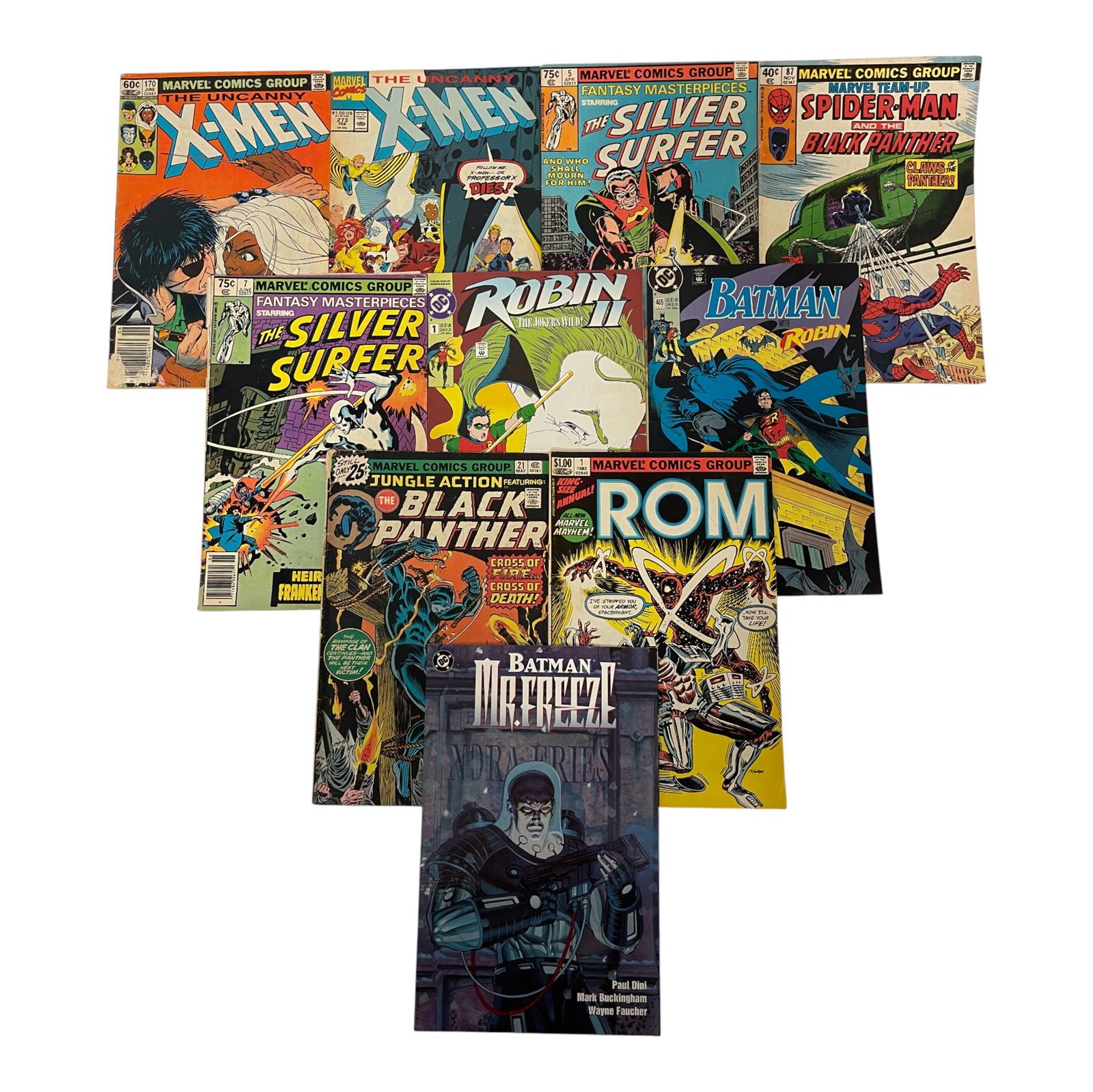 X-Men, Silver Surfer, Spider-Man & DC Comics Lot (1 of 4)