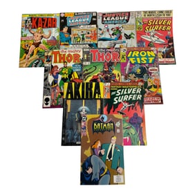 Thor, Justice League, Silver Surfer & Akira Comic Lot