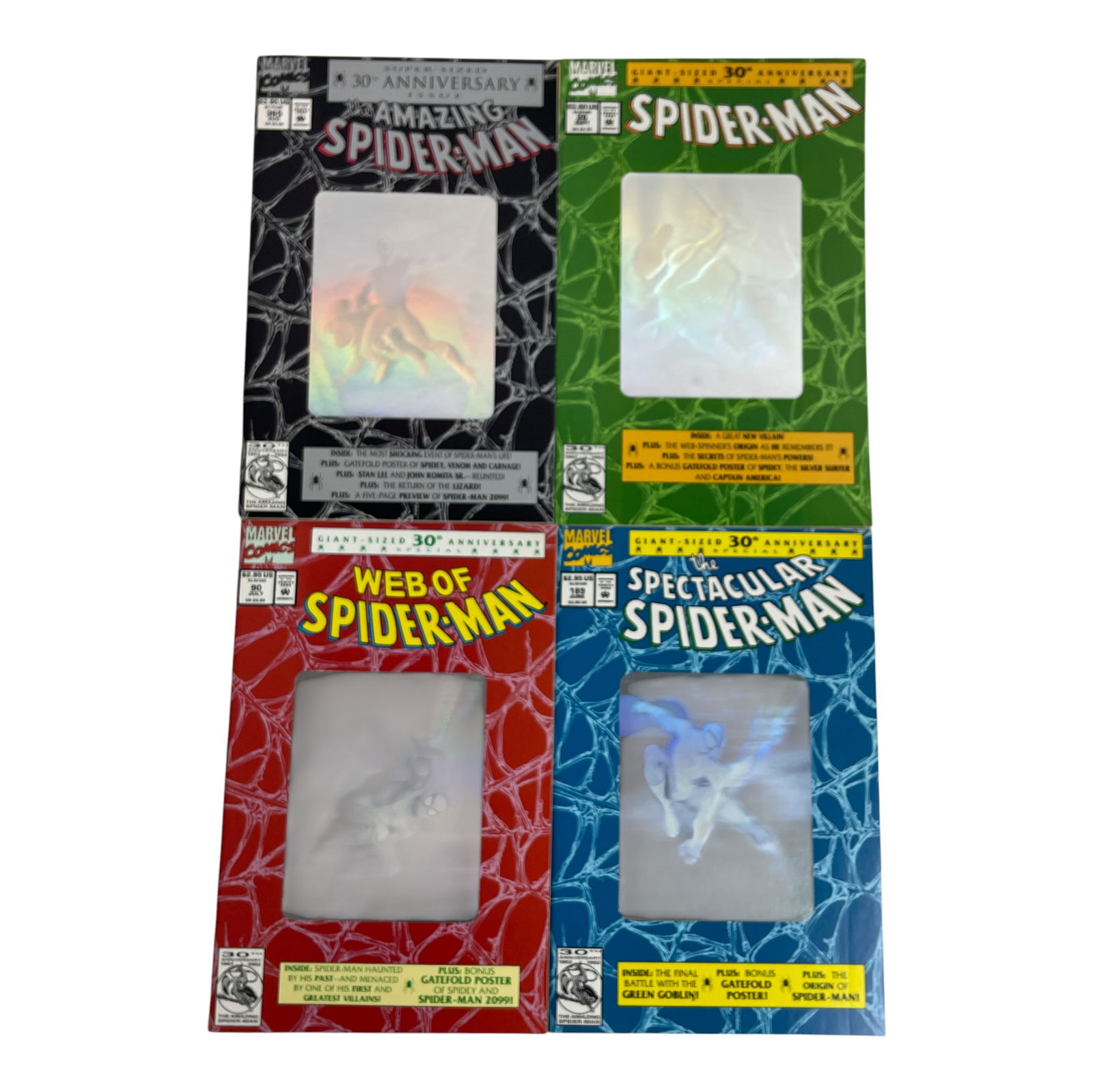 Spider-Man 30th Anniversary Hologram Covers Set (1 of 5)