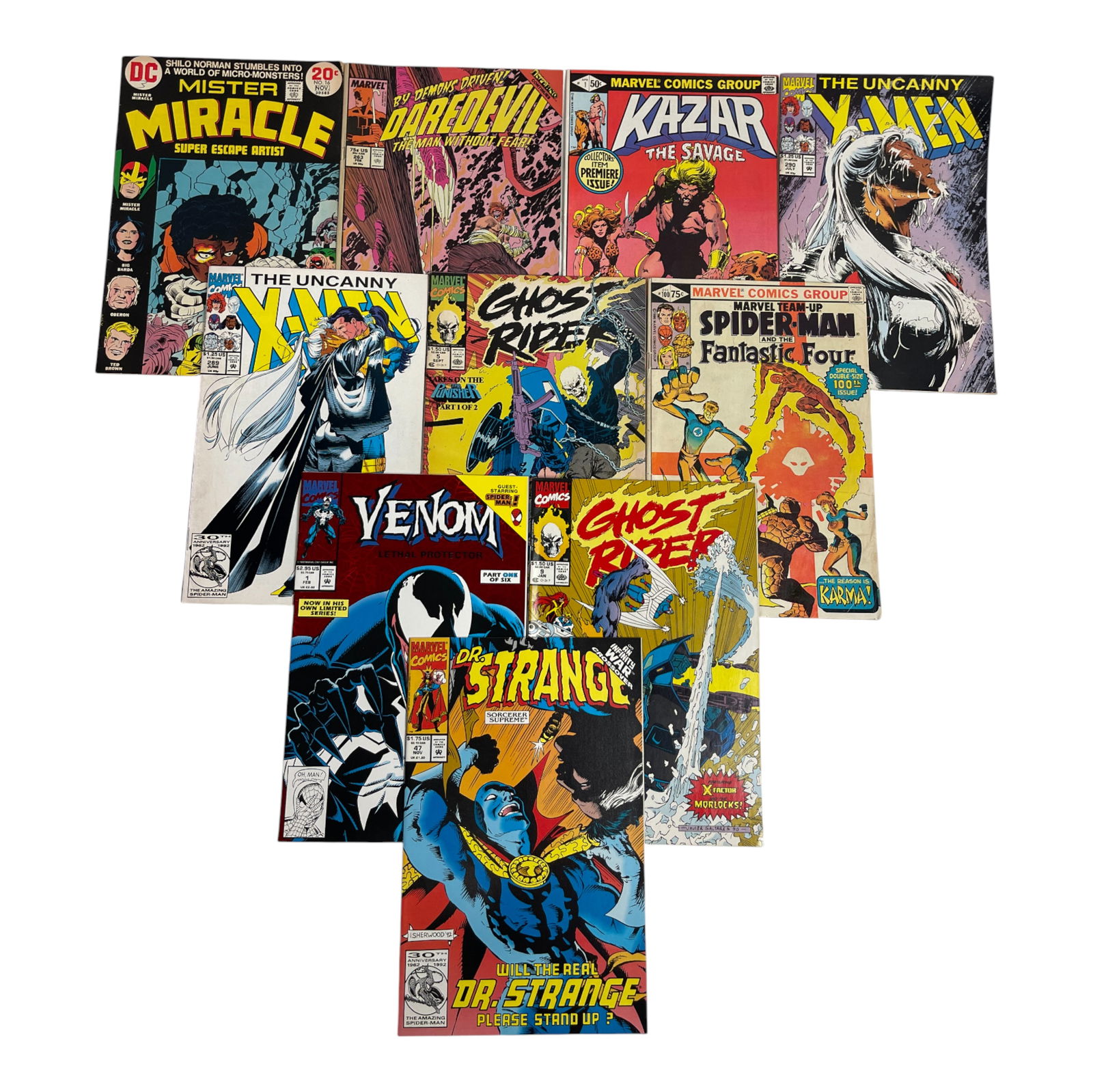 X-Men, Daredevil, Venom & Ghost Rider Comic Lot (1 of 4)