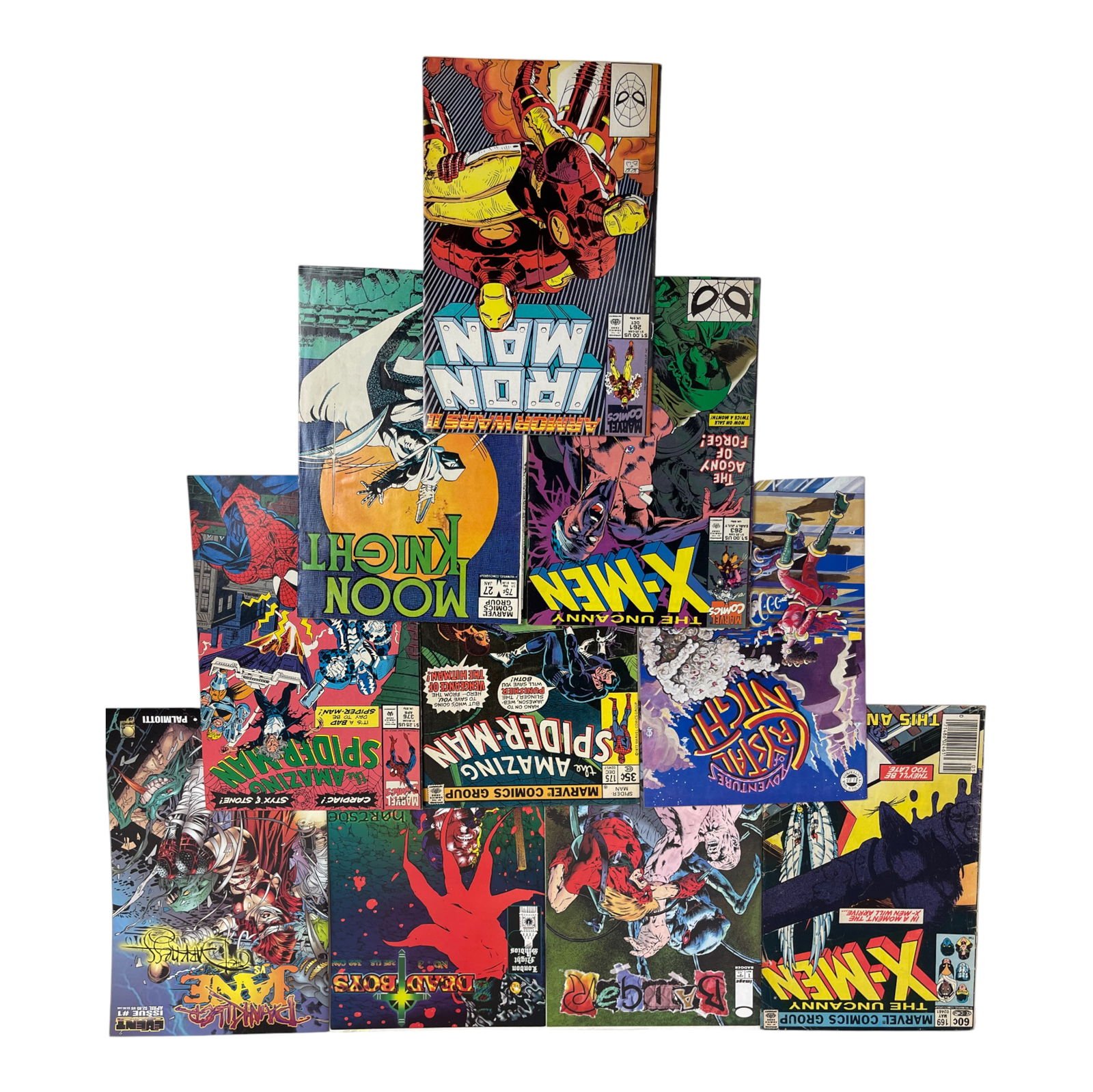 Iron Man, Moon Knight, Spider-Man & X-Men Lot (1 of 4)