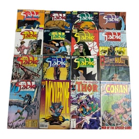 Jon Sable, Wolverine, Thor & Conan Comic Lot