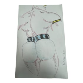 Randy Bloom Male Torso Sketch