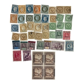 19th Century Classic Stamps Collection