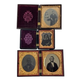 Antique Ambrotype & Tintype Photographs (4)