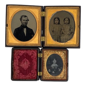 Antique Ambrotype & Tintype Photographs (3)