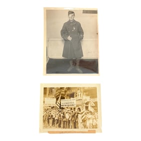 WWI Camel Corps Soldiers Vintage Photo