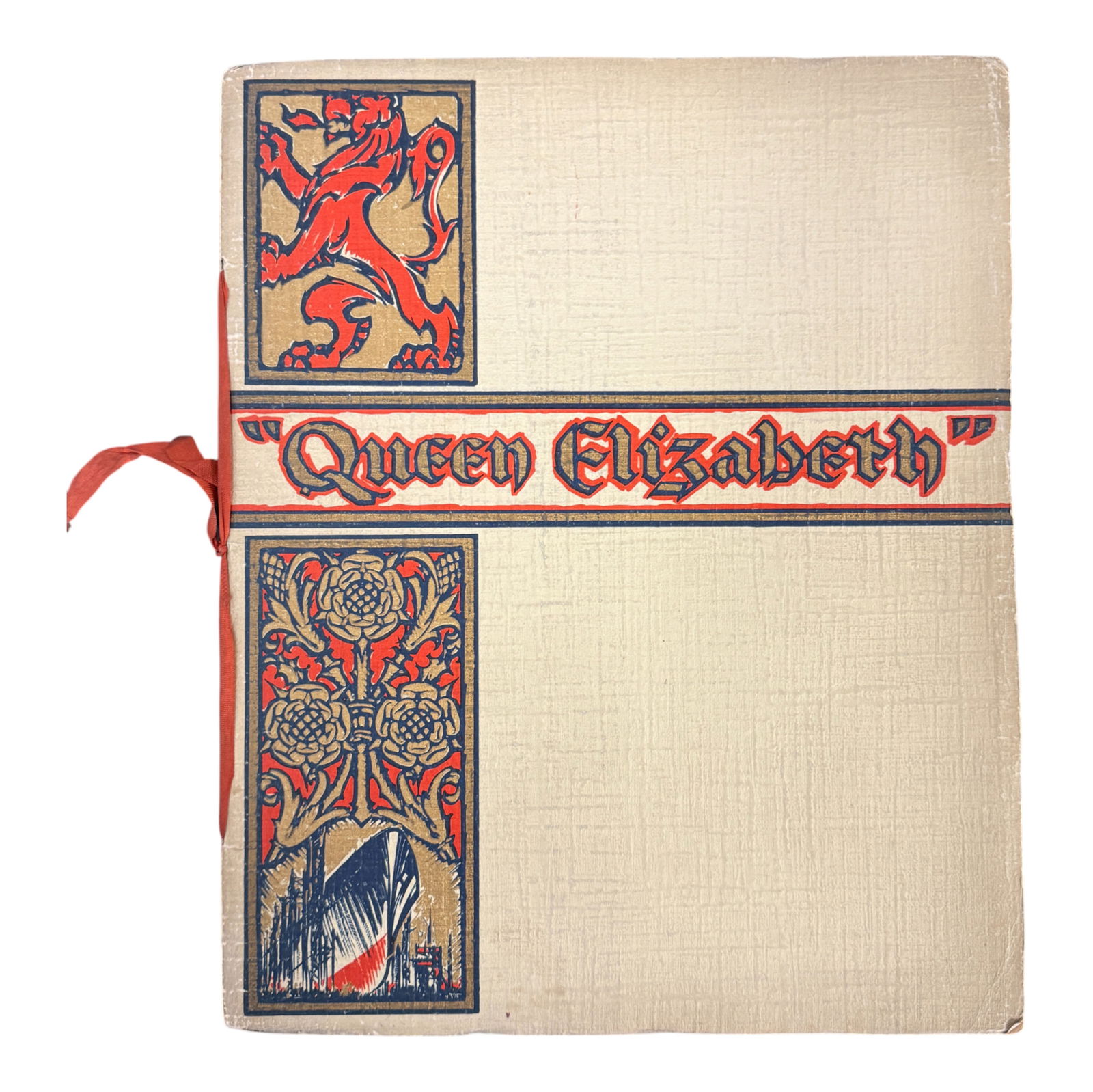 Antique Theatre Program 'Queen Elizabeth' (1 of 5)