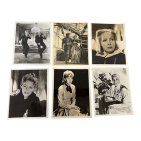 Hollywood Actress Studio Photos Lot of 6