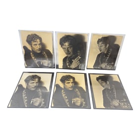Hollywood Actor Portrait Photos Lot of 6