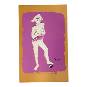 Picasso Style Print 1925 Figure
