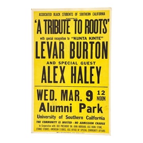 Tribute to Roots Poster USC 1977