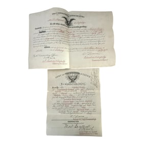 19th Century U.S. Army Military Documents