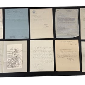 Historic U.S. Treasury and Military Letters Lot