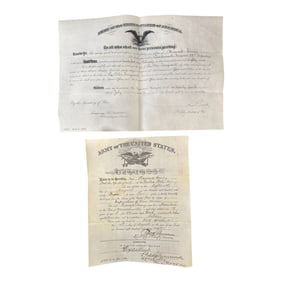 Army of the United States Military Certificates