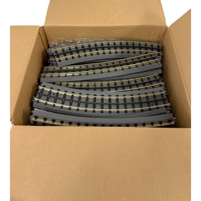 Box of Curved Model Train Tracks