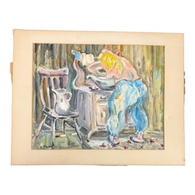 Colorful Expressionist Painting Signed
