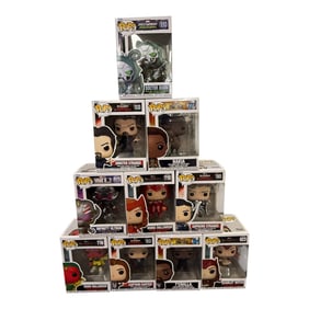 Funko Pop Marvel Collectibles Lot (12)