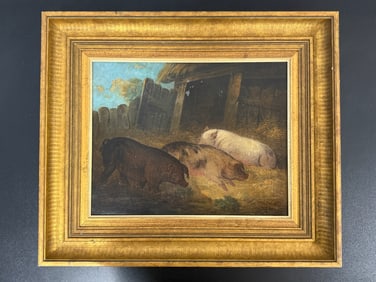 George Morland Oil Painting on Canvas