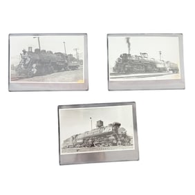 Antique Photo Train Locomotive