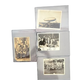 Vintage Postcard Photo Zeppelin Lot