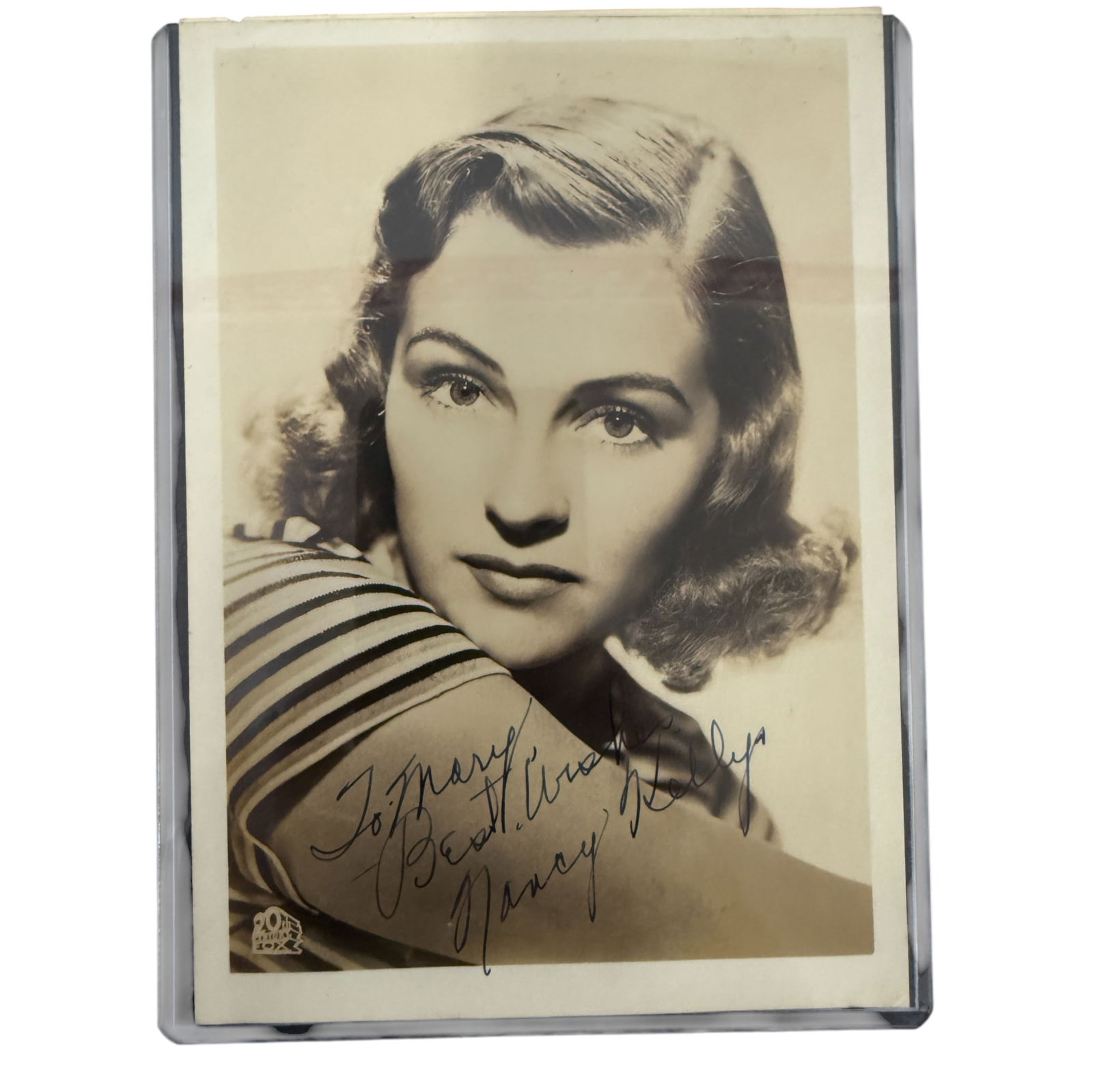 Vintage De Nancy Kelly Photo Signed (1 of 4)