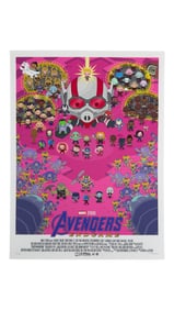 Marvel Avengers Endgame Cartoon Style Print Limited Edition