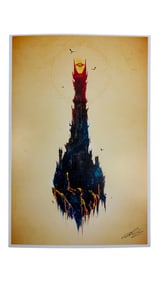 Lord of the Rings Sauron Tower Art Print Signed